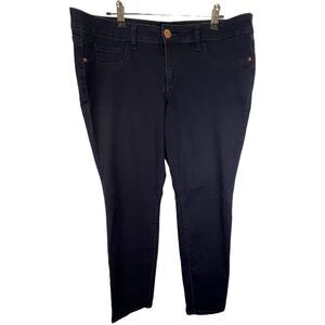 Glo Jeans Skinny Dark Wash Denim Blue Fitted Mid-Rise Jeggings